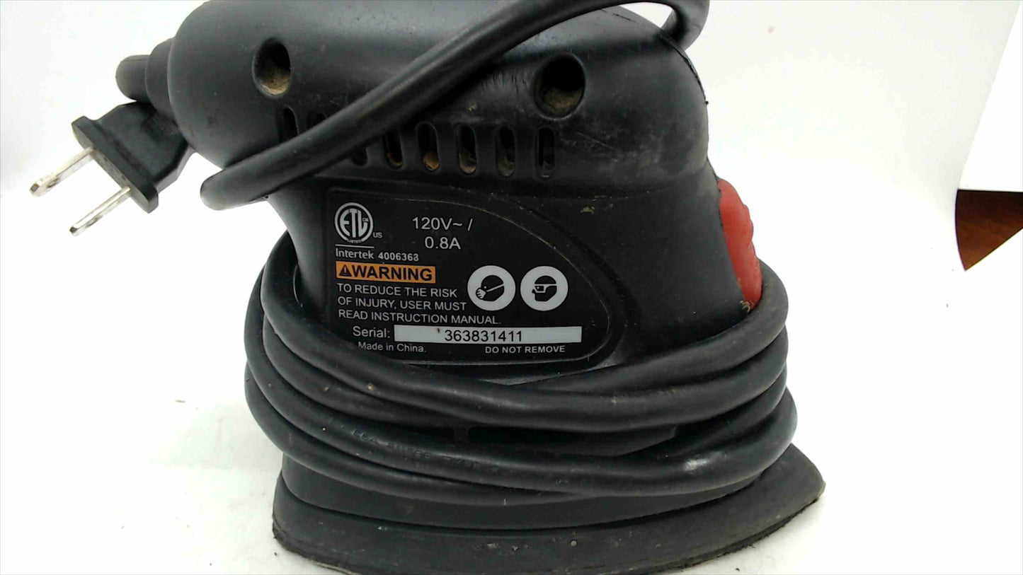Drill Master Palm Sander (Item 98622) – 120V Corded, Tested & Working