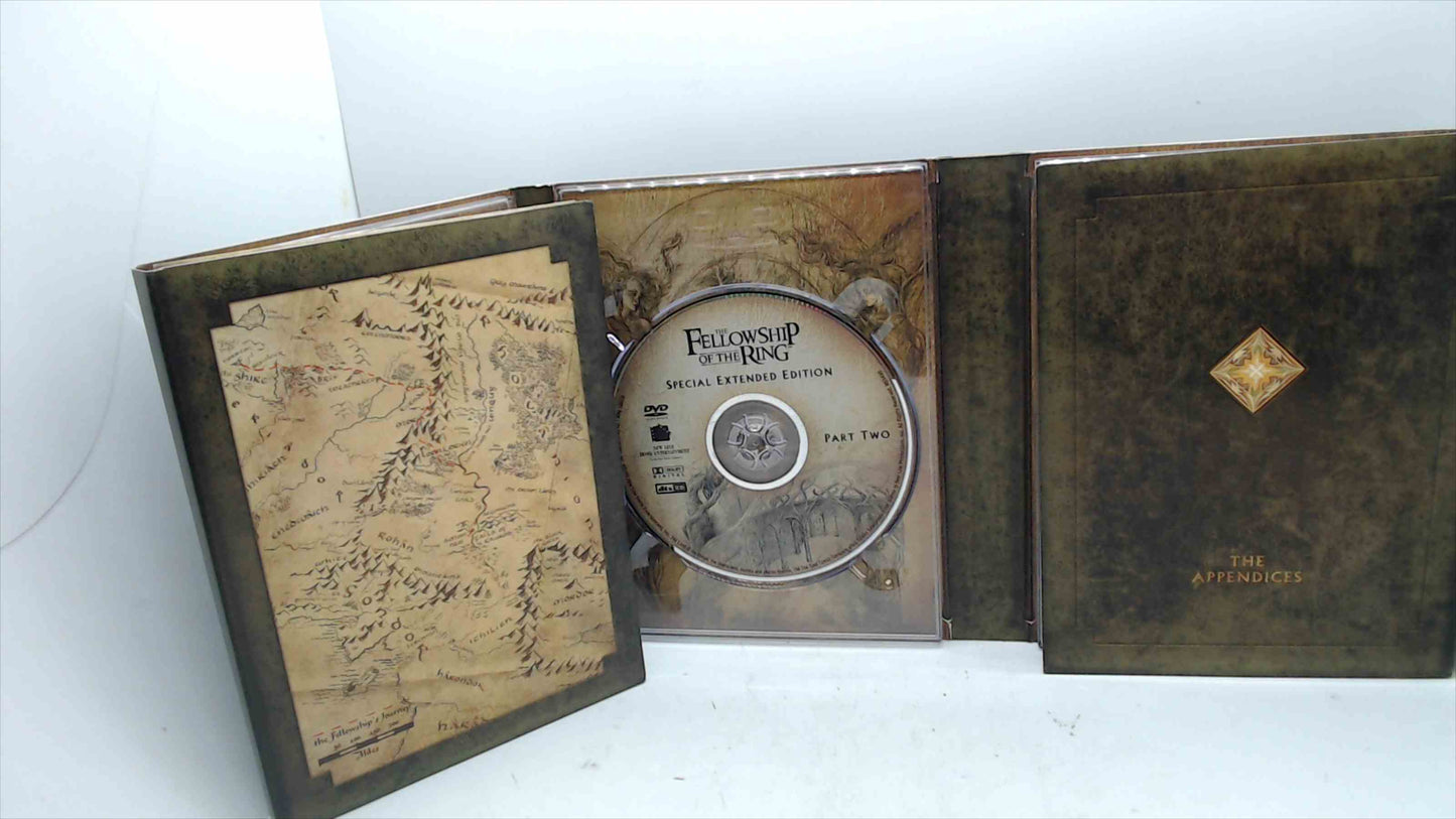 The Lord of the Rings: The Fellowship of the Ring — Special Extended Edition 4-Disc DVD Set (Excellent Condition)
