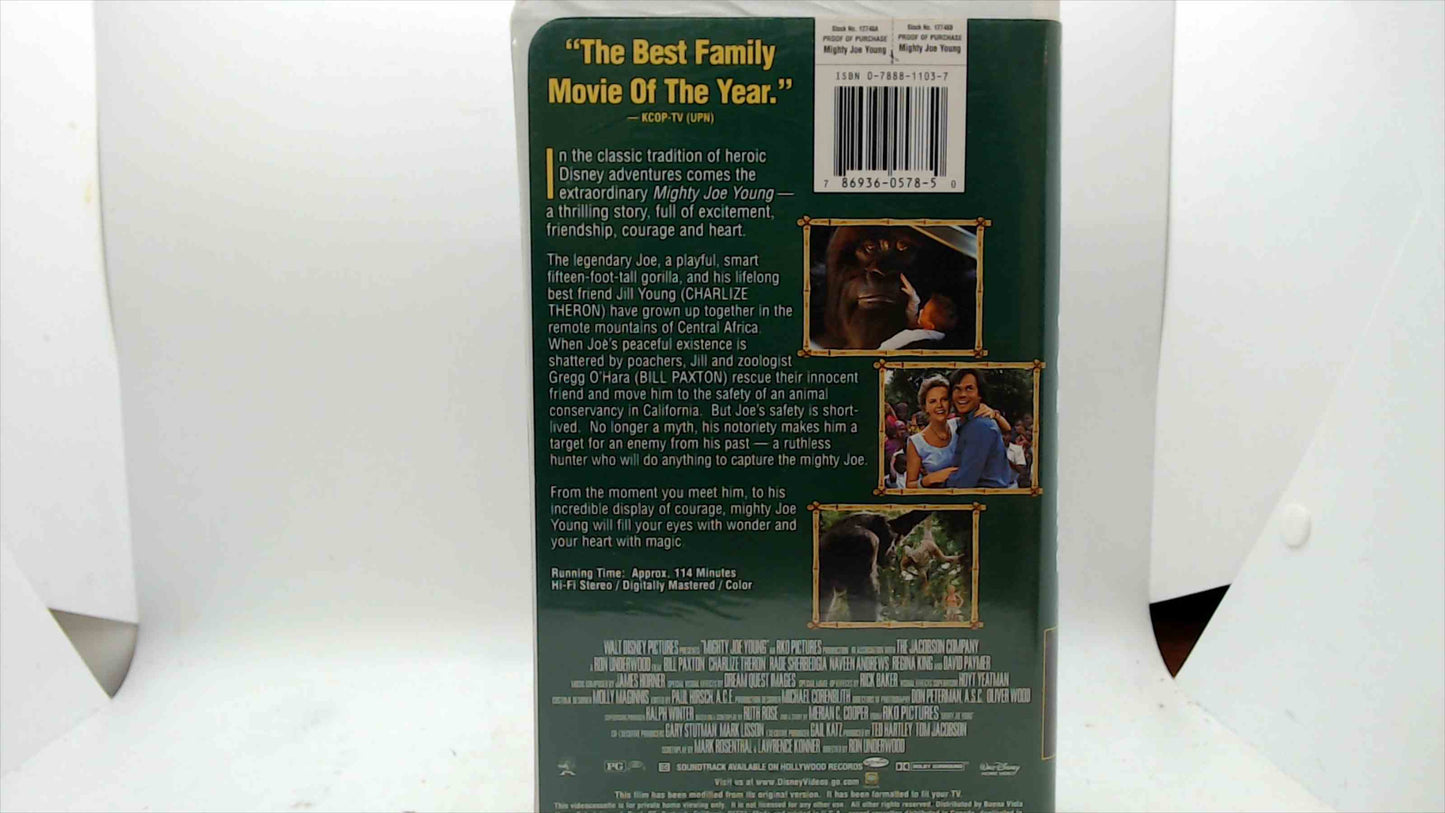 Mighty Joe Young (1998) — Disney Live-Action VHS Clamshell — Excellent Condition