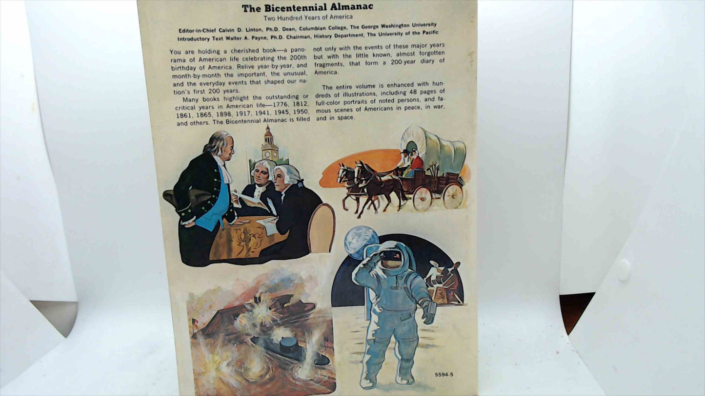 The Bicentennial Almanac: 200 Years of America (1975) – Calvin D. Linton, Ph.D. – Trade Paperback