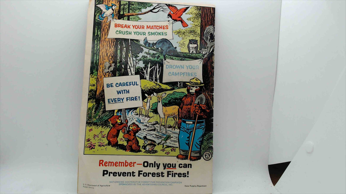 The True Story of Smokey Bear (1969) – Western Publishing/Ad Council – Vintage US Forest Service Comic Booklet
