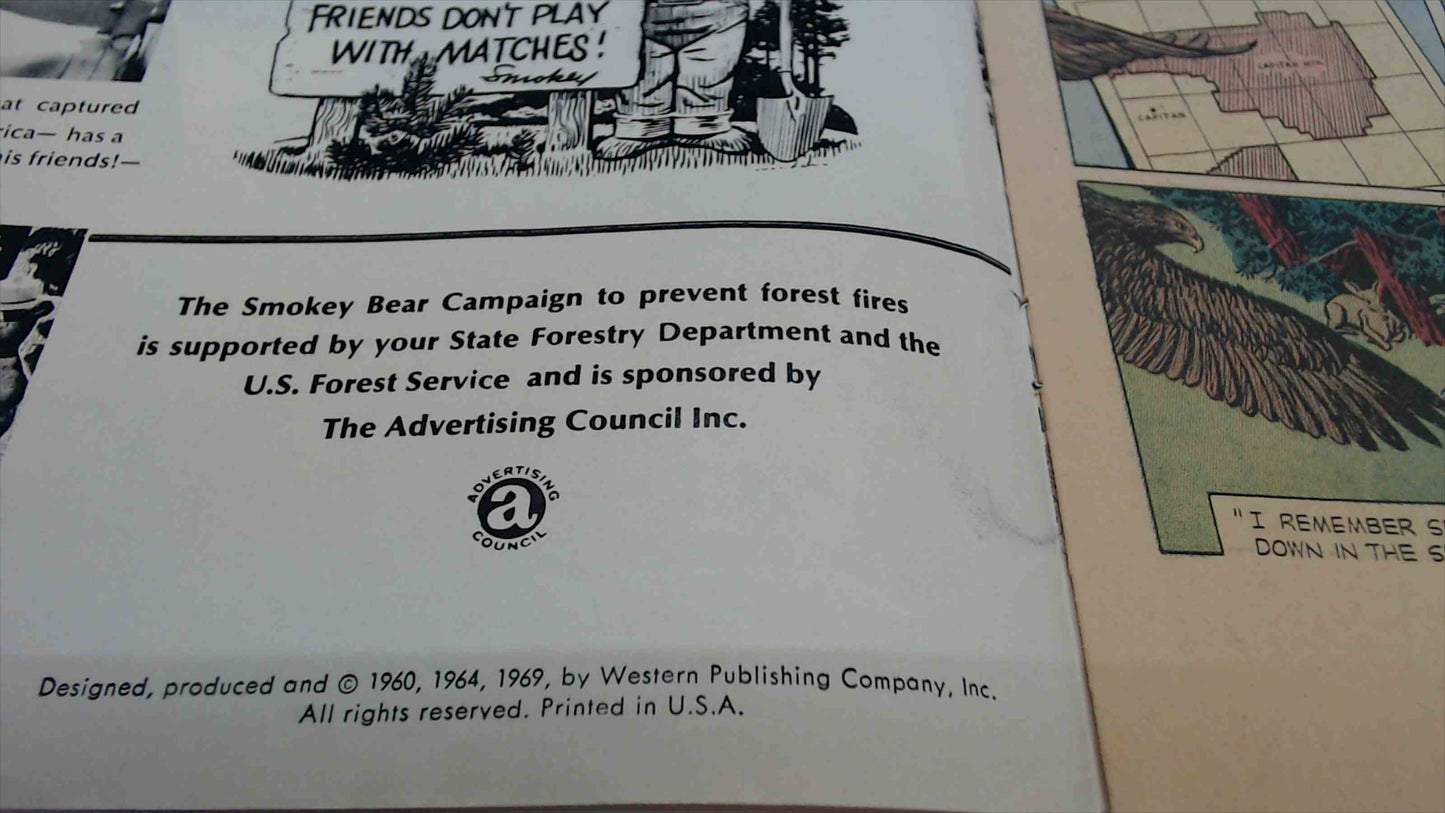 The True Story of Smokey Bear (1969) – Western Publishing/Ad Council – Vintage US Forest Service Comic Booklet