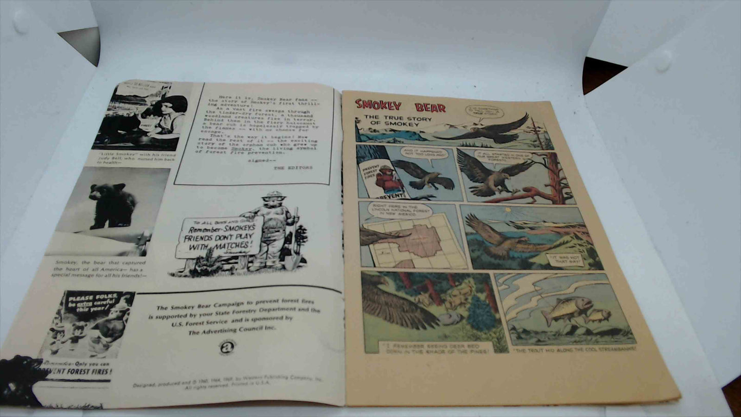 The True Story of Smokey Bear (1969) – Western Publishing/Ad Council – Vintage US Forest Service Comic Booklet