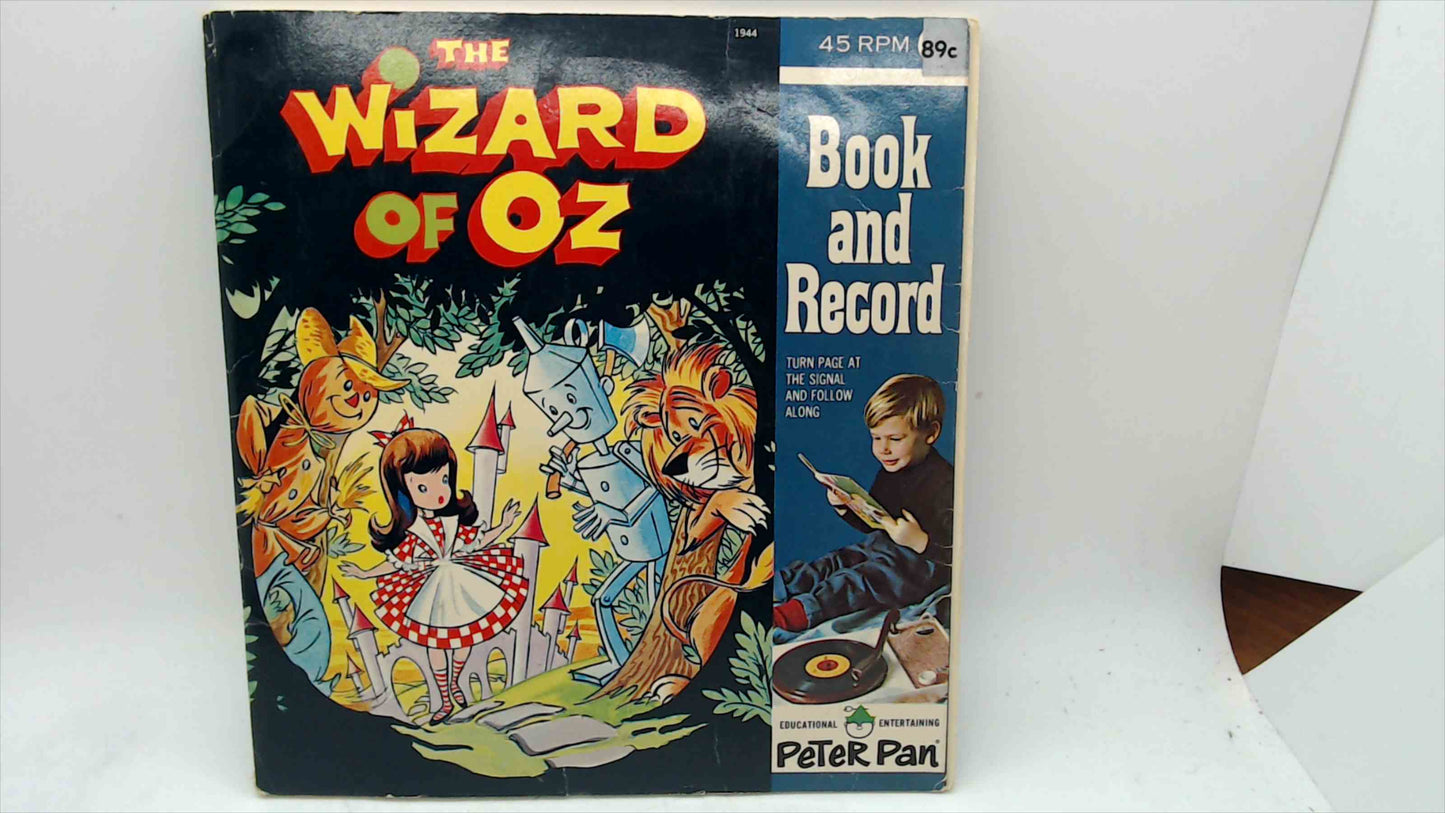 The Wizard of Oz – Peter Pan Records 45 RPM Book & Record Set (#1944), 24-Page Read-Along
