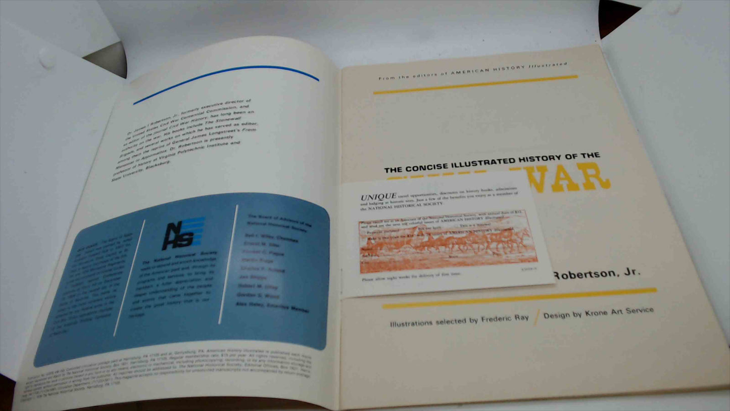 The Concise Illustrated History of the Civil War (1979, National Historical Society) — Like New