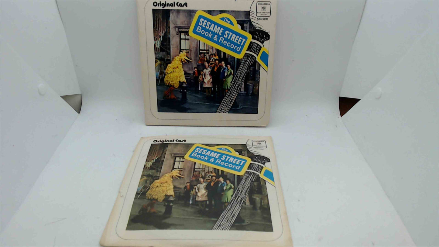 1970 Sesame Street Original Cast “Book & Record” — Columbia CCT5001 (7" 45 RPM + Book)