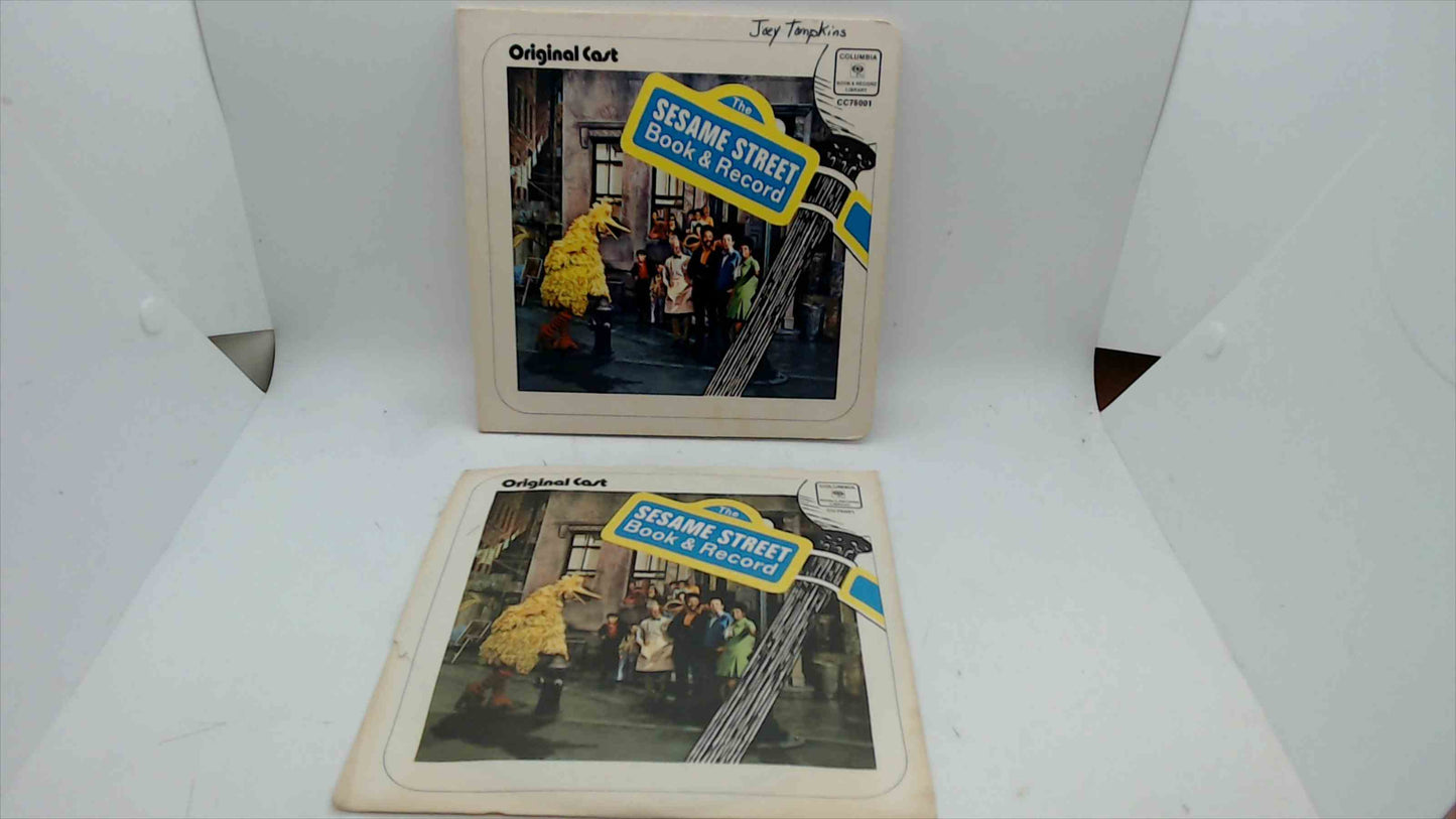 1970 Sesame Street Original Cast “Book & Record” — Columbia CCT5001 (7" 45 RPM + Book)