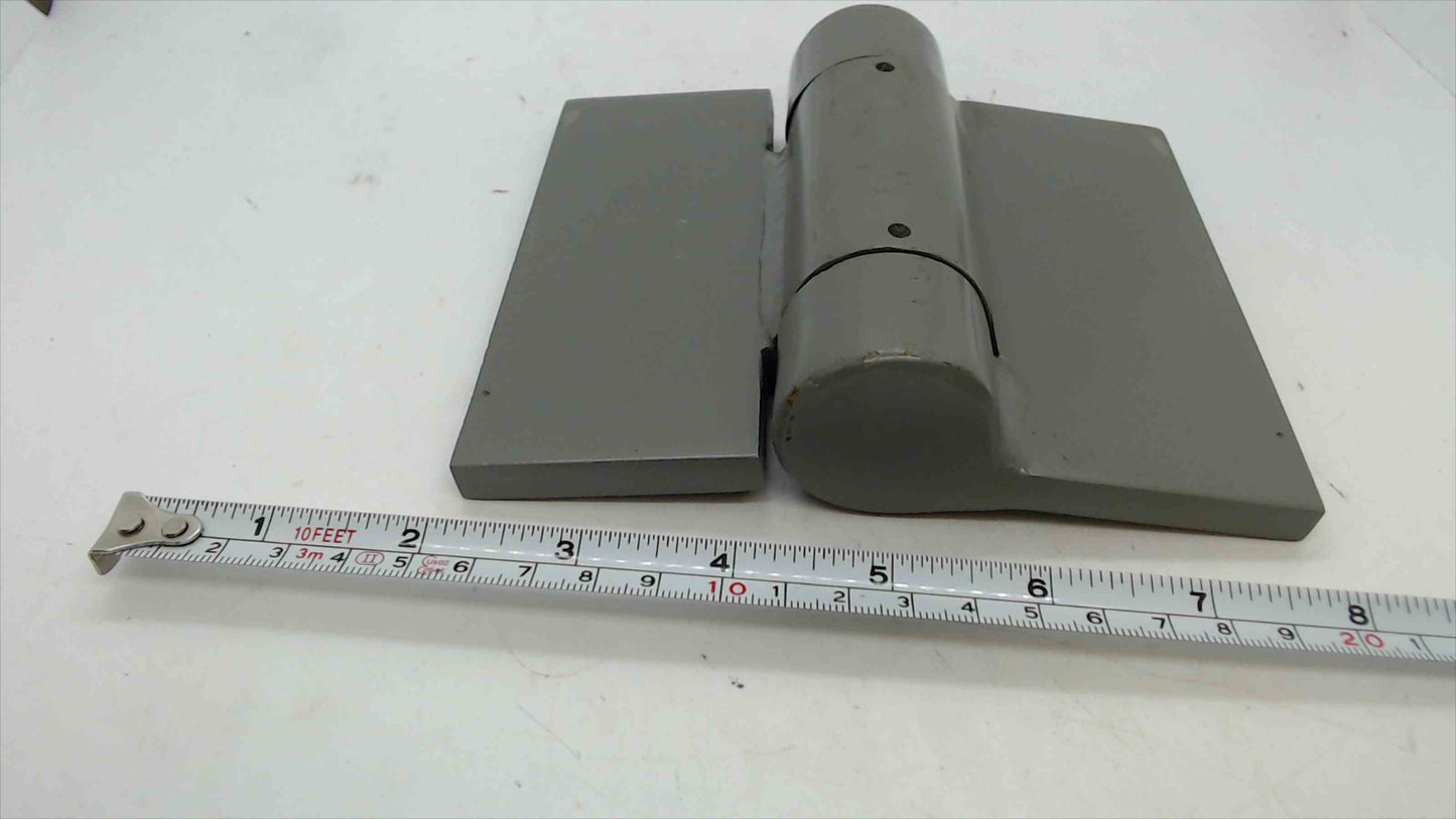 Heavy-Duty Self-Closing Spring Hinge (Commercial Door/Gate) – Gray, ~7" x 6", ~5