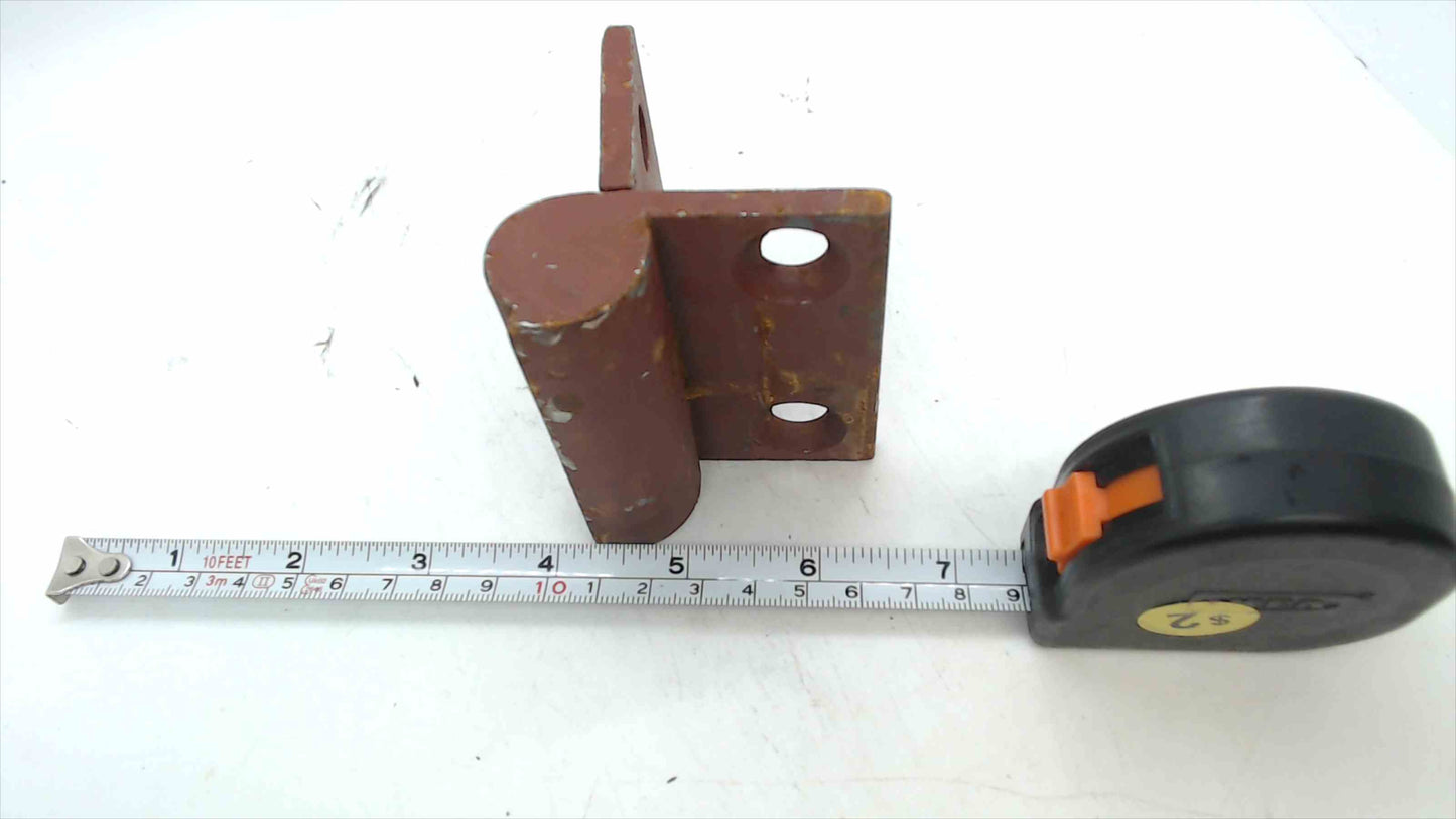 Heavy-Duty Steel Gate/Door Hinge, 4-Hole Plates – ~5.25" W x 4.5" H, Red-Primer Finish