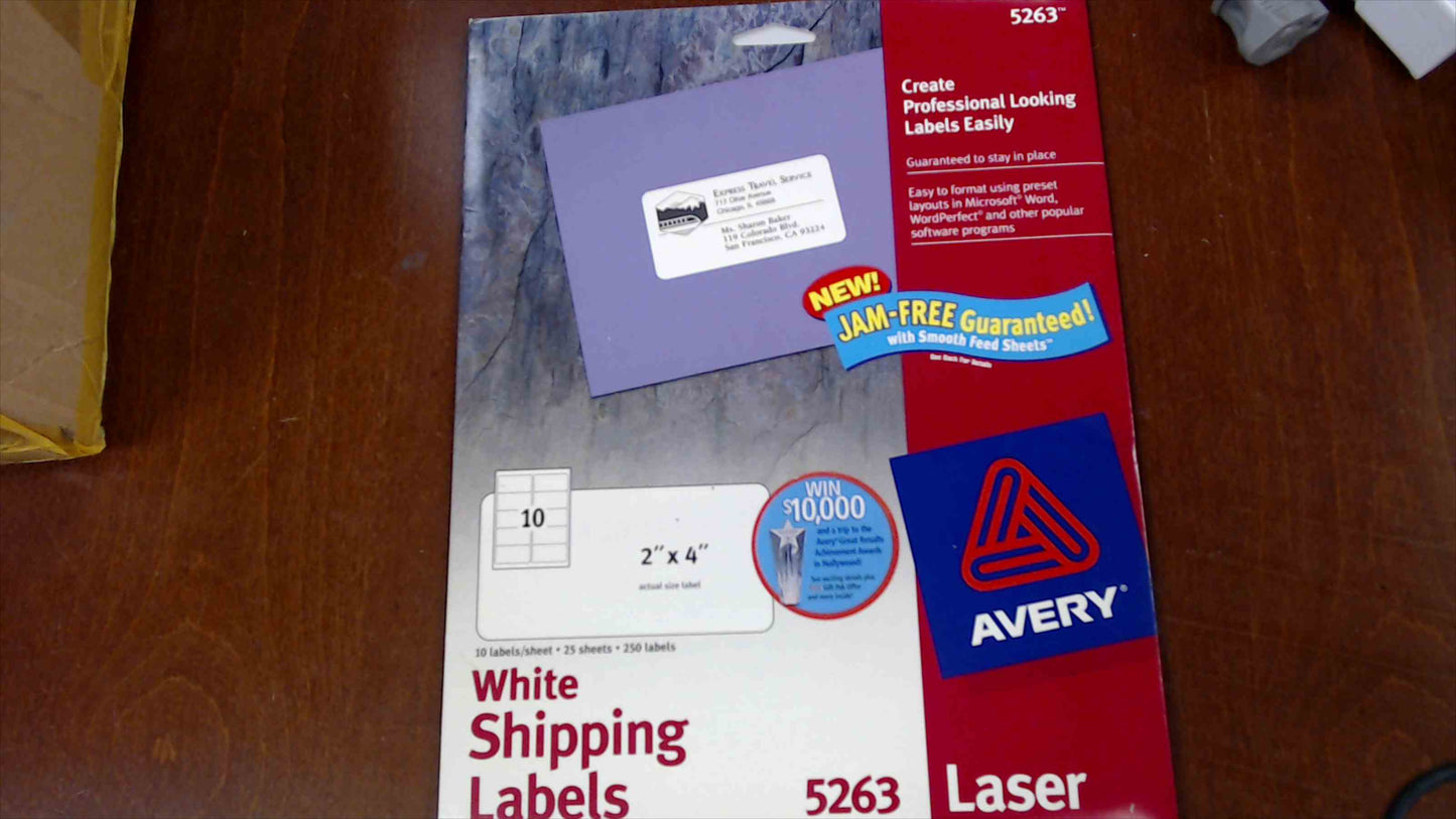 New Office Supply Lot – Avery Labels & Protectors, Office Depot Magazine Files, Oxford Folders (Mixed Bundle)