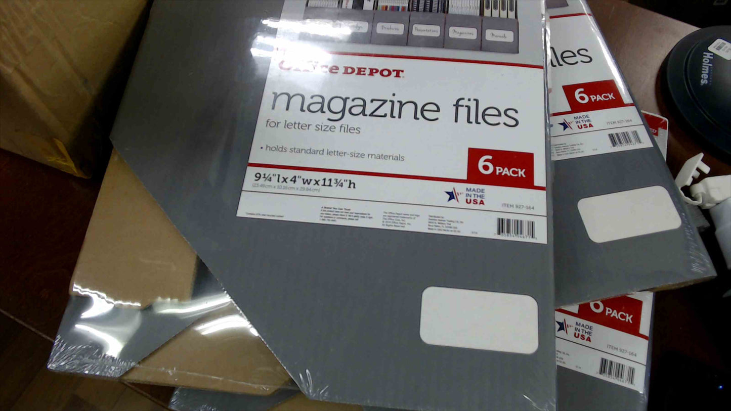 New Office Supply Lot – Avery Labels & Protectors, Office Depot Magazine Files, Oxford Folders (Mixed Bundle)