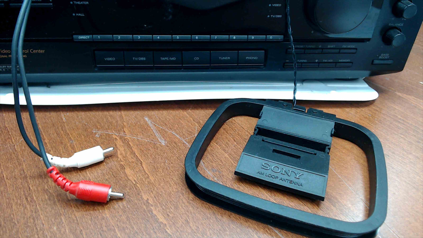Sony STR-DE405 Audio/Video Control Center Receiver — Dolby Pro Logic, Phono — TESTED