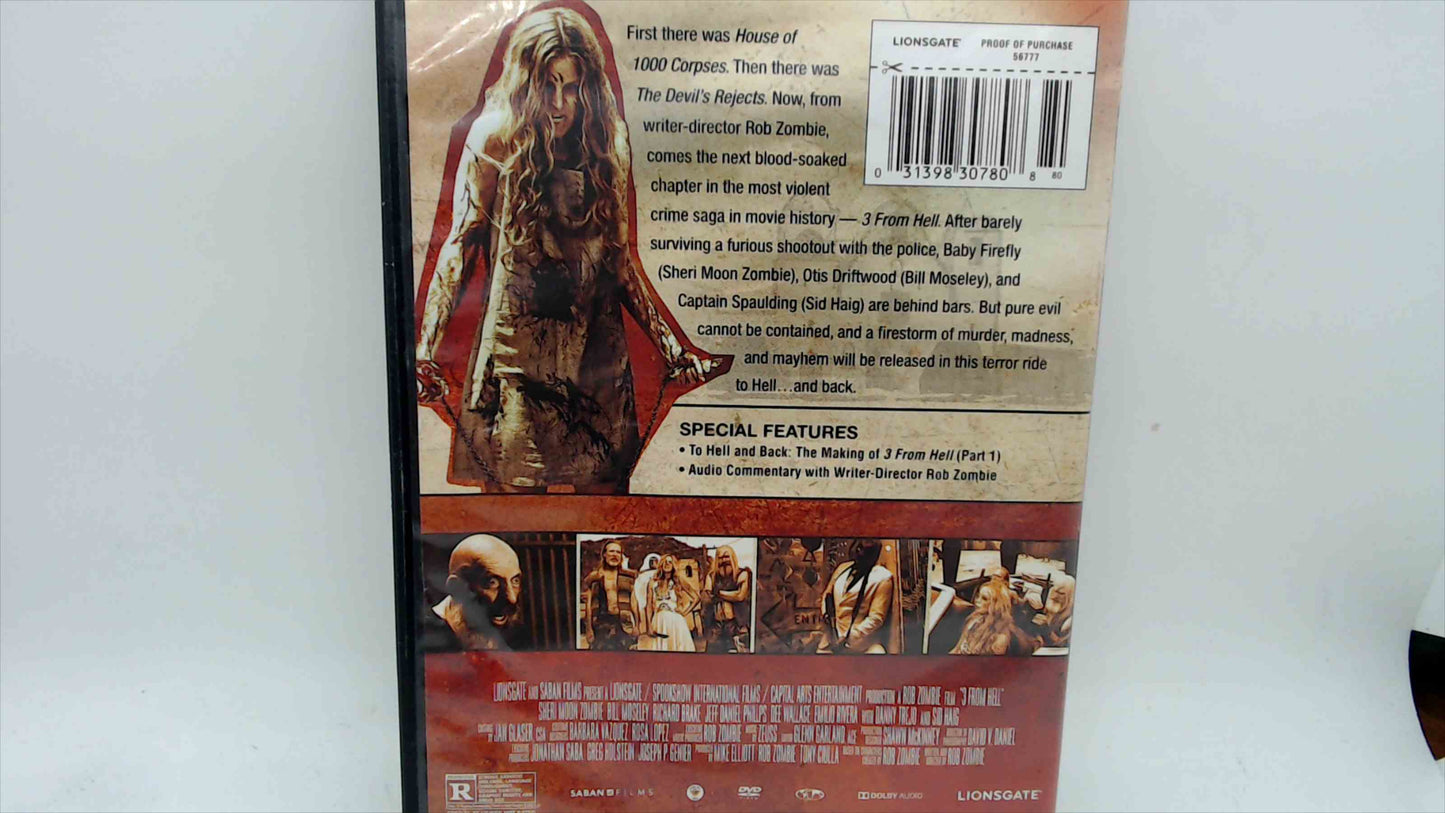 3 From Hell (DVD, 2019) — A Rob Zombie Film