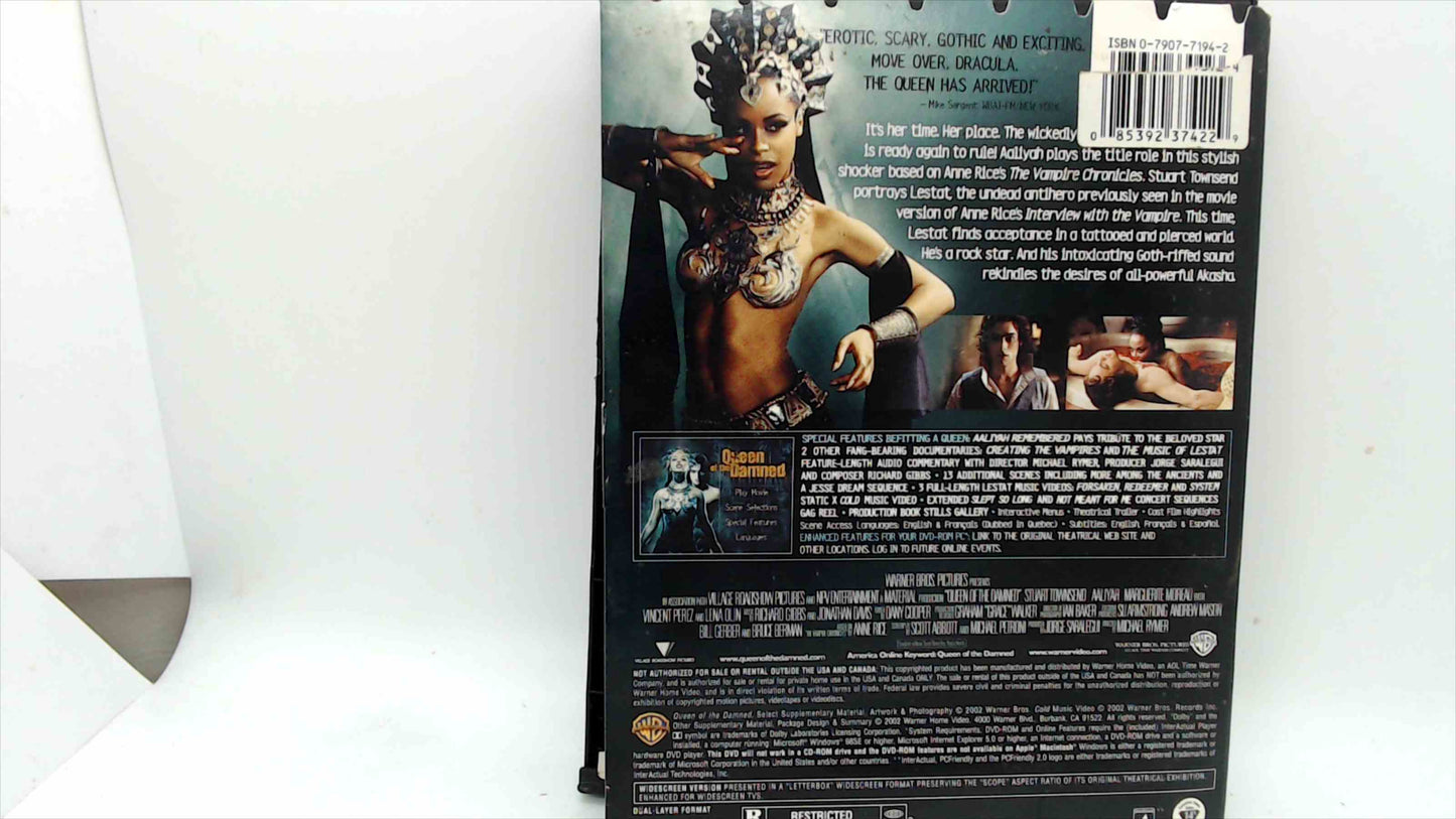 Queen of the Damned (DVD, Widescreen Edition, 2002) — Aaliyah, Stuart Townsend