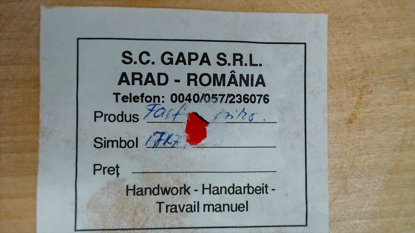Handmade Romanian Pyrography Souvenir Plate – “Catedrala Mitropolitană, Iași” – 6.5" – S.C. GAPA S.R.L.