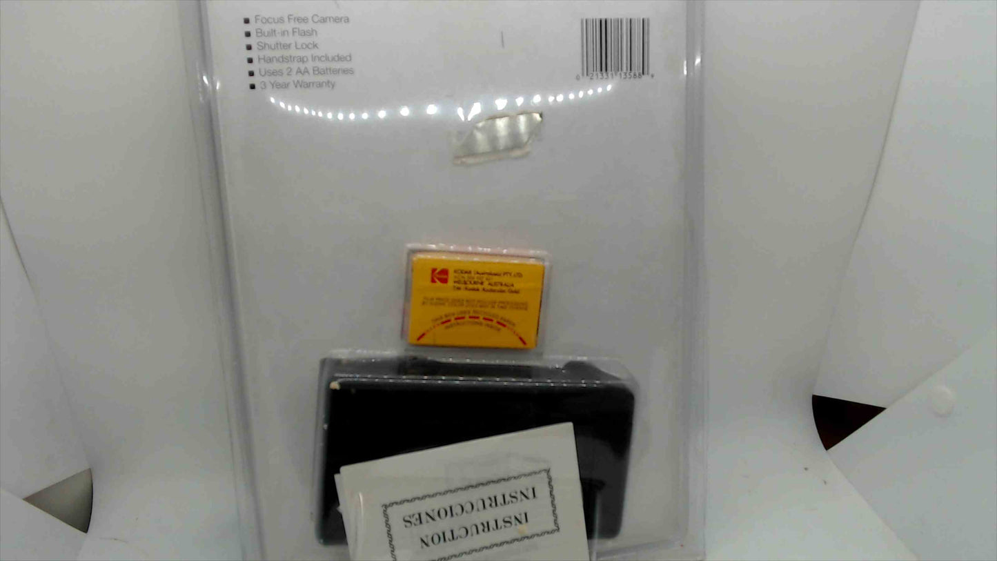 Sakar Action Shot 35mm Camera Kit w/ Kodak Gold 100 Film – Sealed Package (Batteries Expired)
