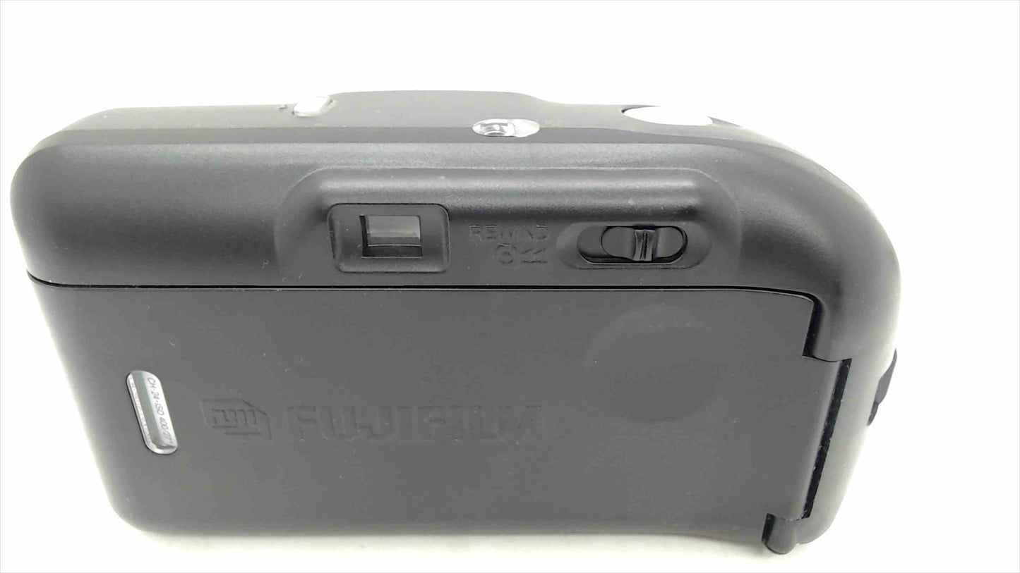Fujifilm Smart Shot Deluxe 35mm Point & Shoot Film Camera – Motor Drive & Flash