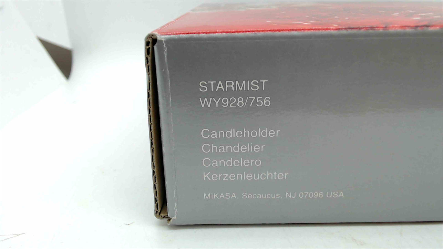 Mikasa “Starmist” Crystal Candleholder WY928/756 – Starburst Votive Holder, New Open Box