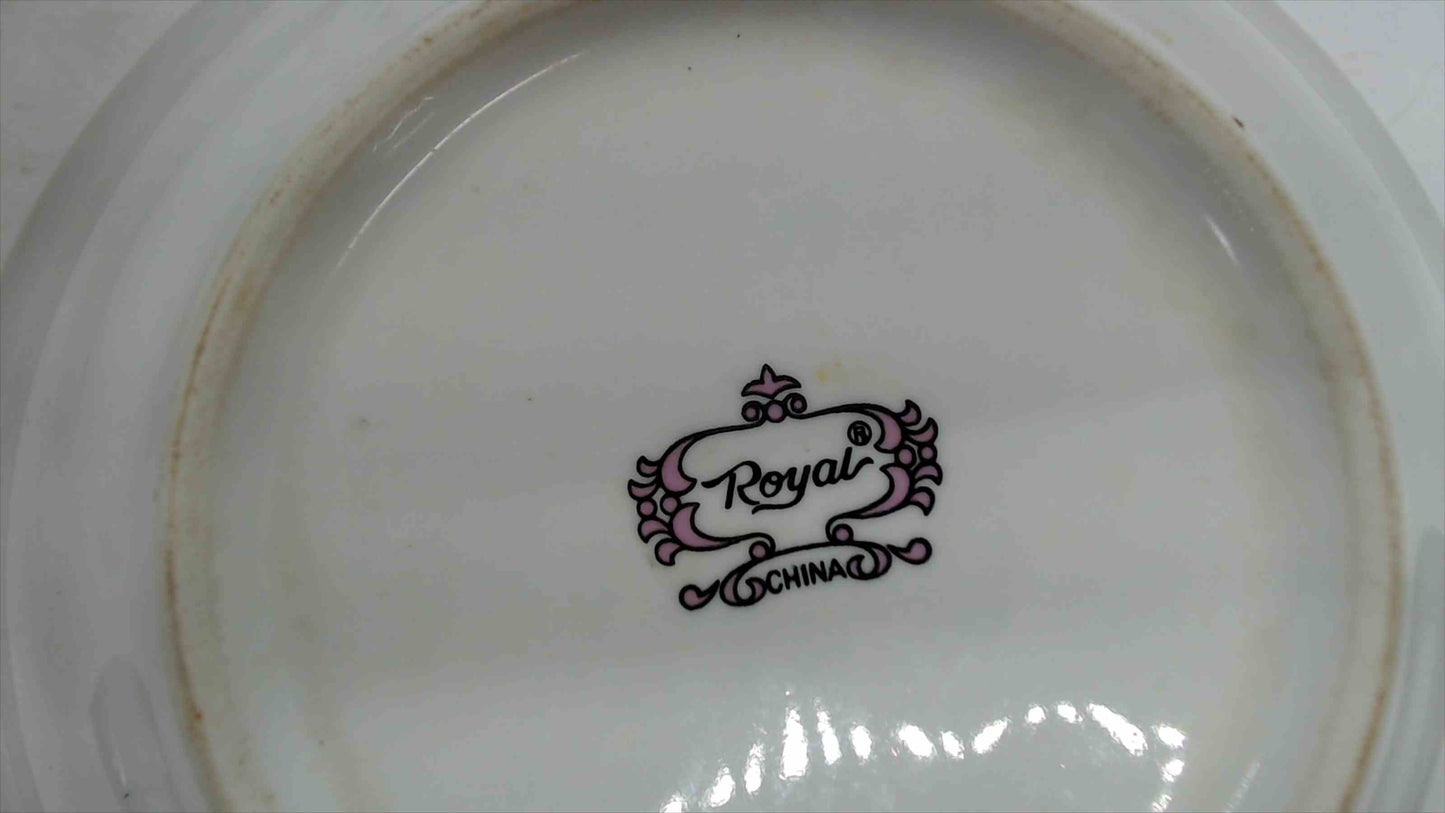 Vintage Royal China Blue Geese Pattern Bowls – Set of 3 Soup / Cereal Bowls