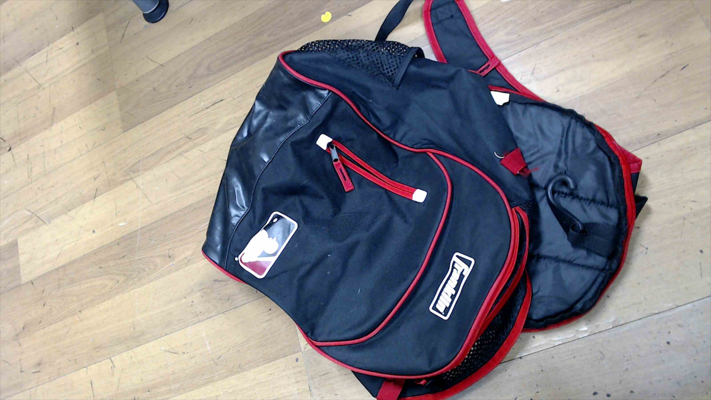 Franklin MLB Baseball/Softball Equipment Backpack – Black & Red – Multiple Compartments