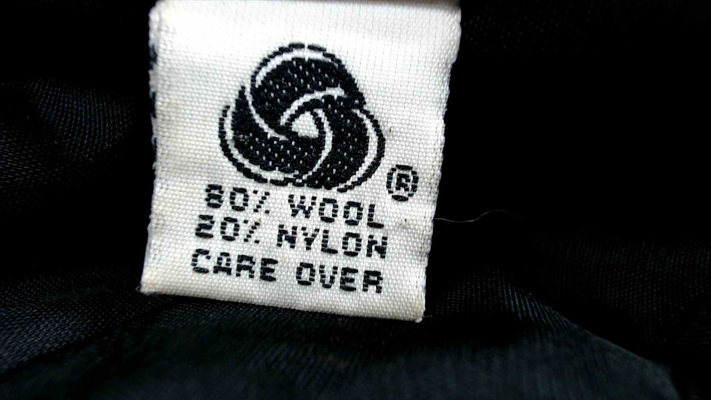 Vintage Moda International Wool Blend Overcoat – Brown Long Coat, 80/20 Wool Nylon, Lined – Size Medium/Large (Unisex Style)