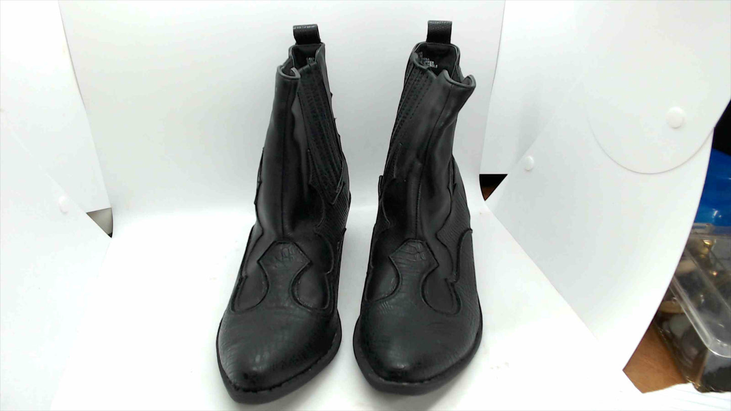 Coconuts by Matisse Cavalier Black Western Ankle Boots – Size 8.5M