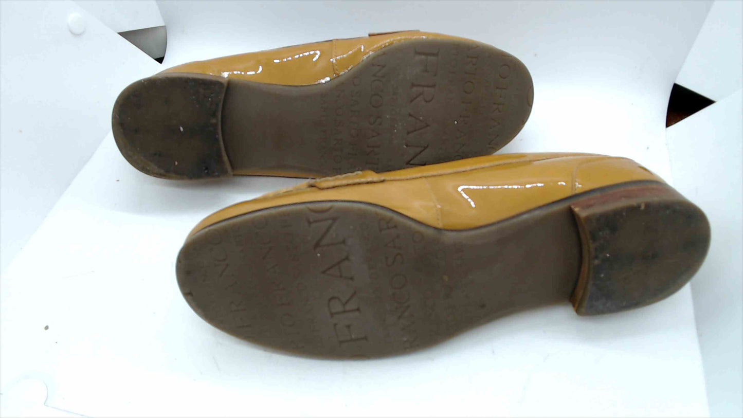 Franco Sarto Mustard Patent Leather Loafers – Size 9M
