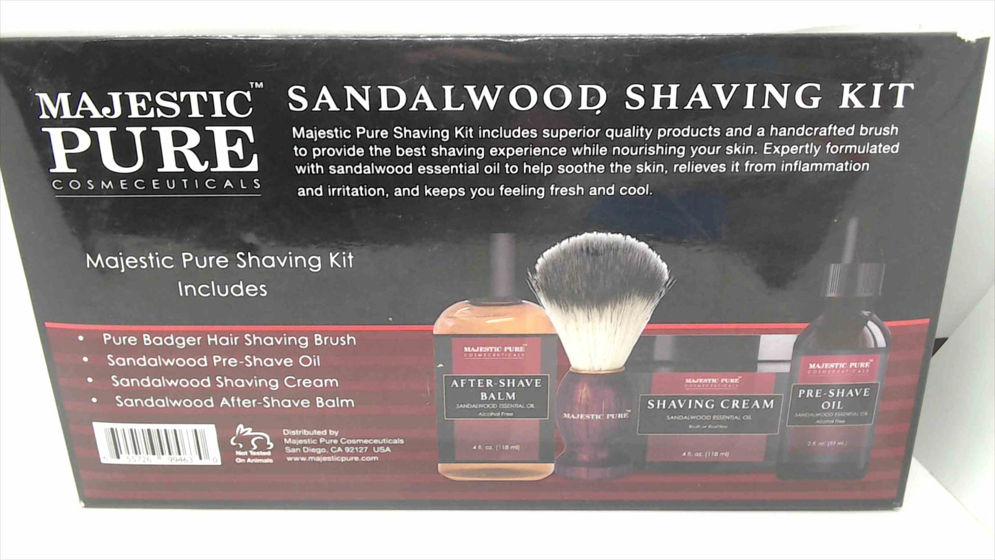 Vintage Majestic Pure Sandalwood Shaving Kit - Collectible (Expired)