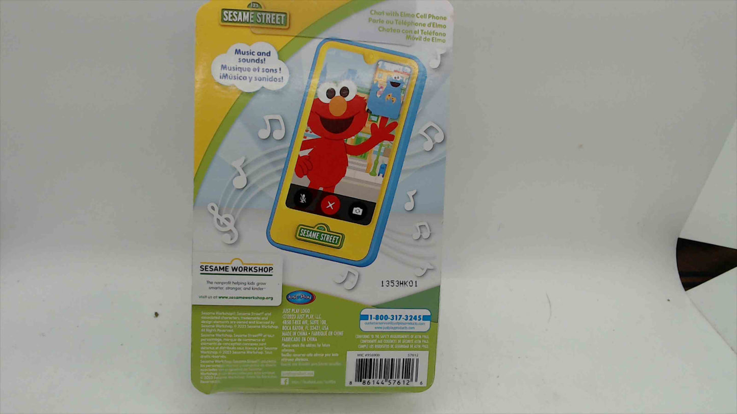 Sesame Street Chat with Elmo Cell Phone – Just Play, Music & Sounds, Ages 2+, New in Package