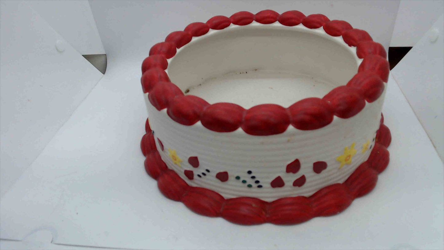Edible Arrangements Hand-Painted Ceramic Cake Bowl – Novelty Serving Bowl