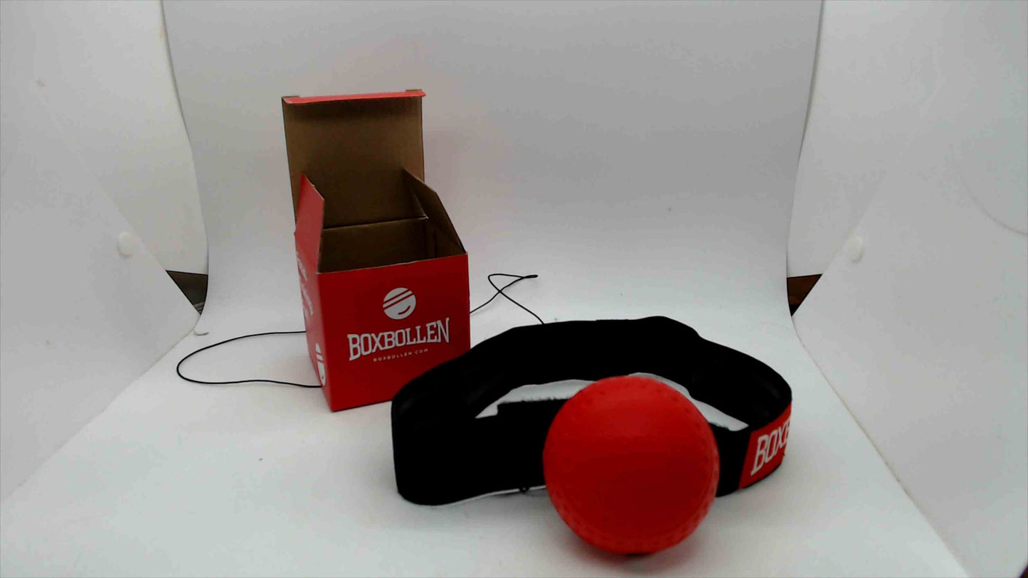 Boxbollen Red Ball with a Head Strap Original MMA Boxing Gear