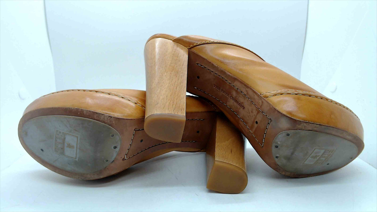 The FRYE Co. Natasha Clog 73181 Brown Leather Size 10 M