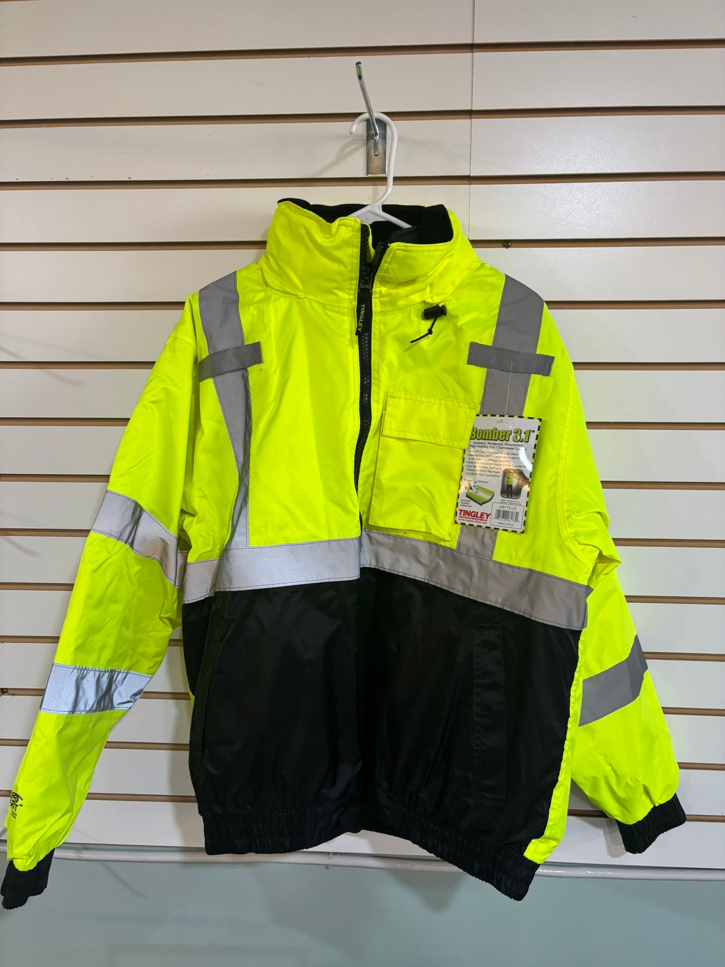 Tingley Bomber 3.1 High Visibility Safety Jacket - Large Size