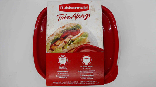 Rubbermaid TakeAlongs Food Storage Container – Red Lid