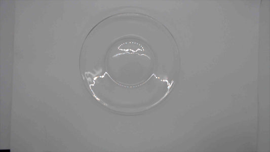 Clear Glass Saucer 3 – Minimalist Teacup Base Plate