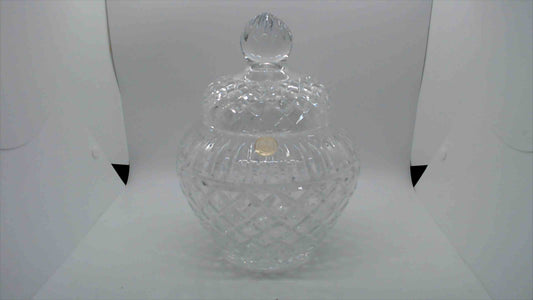 Polish Hand - Cut Lead Crystal Covered Jar