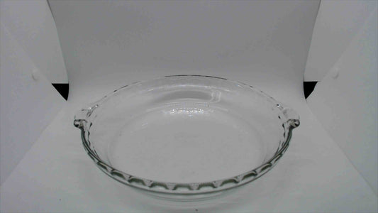 Pyrex Glass Pie Plate with Scalloped Rim
