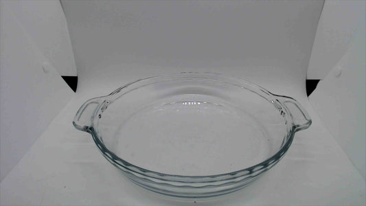 Anchor Hocking Clear Glass Pie Plate with Fluted Rim (Set of 2)