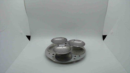 Vintage Aluminum Egg Poacher Insert (set of 4)