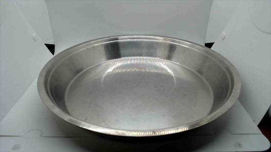 Large Round Stainless Steel Serving Tray