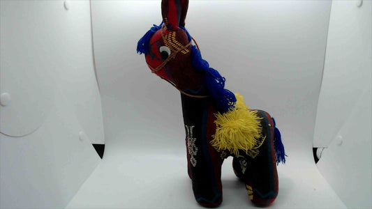Handcrafted Fabric Horse Figurine
