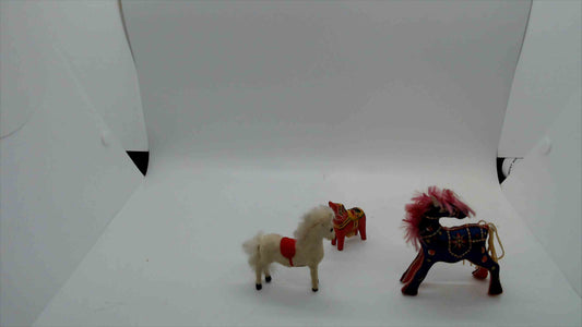 Assorted Miniature Horse Figurines Set