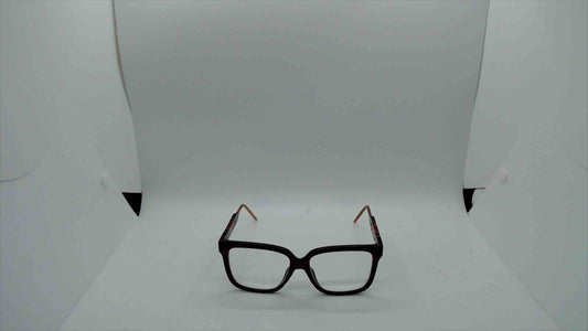 Vintage-Style Square Oversized Glasses – Tortoiseshell Frame with Gold Arms