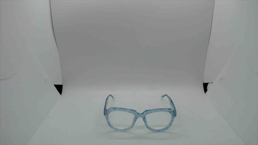 Blue Accent Woman Eyeglasses