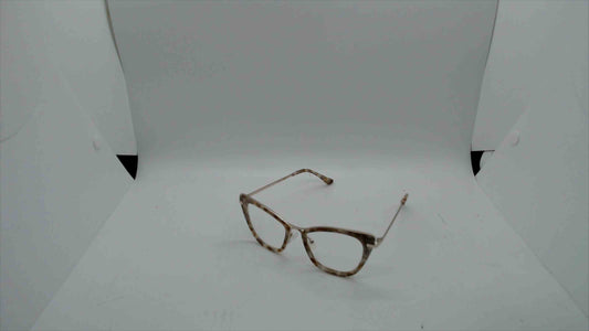 Woman Tan Frame Glasses