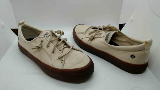 Sperry Crest Vibe Linen Sneaker - Woman Size 9.5