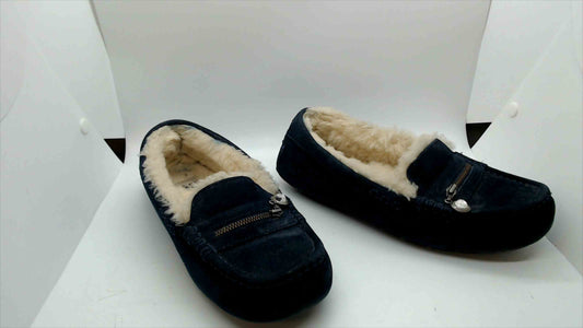 UGG Australia Ansley Zip Moccasin Slippers - Woman Size 7