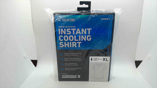 Artic Cool Instant Cooling Women's Short Sleeve V Neck Shirt XL