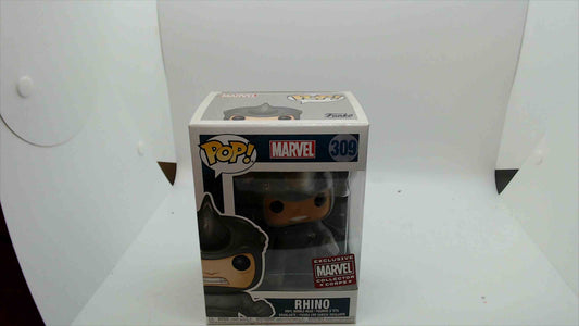 Funko Pop Marvel Rhino 309 Exclusive Collector Corps Vinyl Bobble-Head