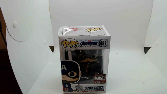 Funko Pop Marvel Avengers Endgame 481 Captain America Exclusive Collector Corps Bobble-Head